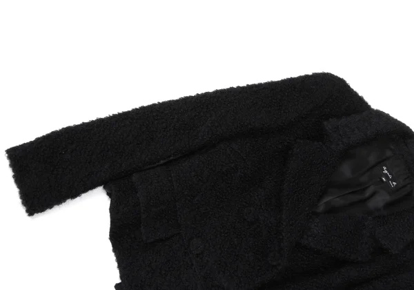 agnes b. Mohair Wool Loop Tweed Jacket K-168361_005