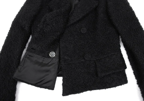 agnes b. Mohair Wool Loop Tweed Jacket K-168361_010