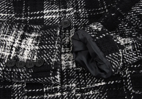 DKNY Blended Flocky Check Jacquard Jacket K-168363_006