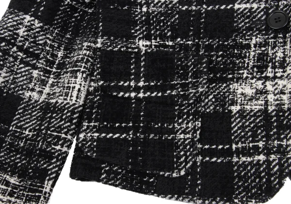 DKNY Blended Flocky Check Jacquard Jacket K-168363_009