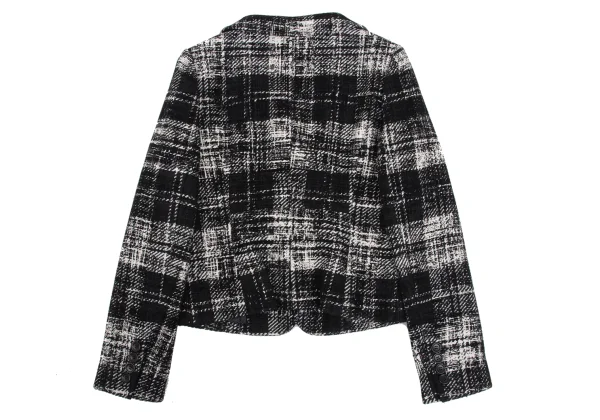 DKNY Blended Flocky Check Jacquard Jacket K-168363_011