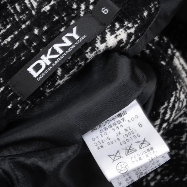 DKNY Blended Flocky Check Jacquard Jacket K-168363_014