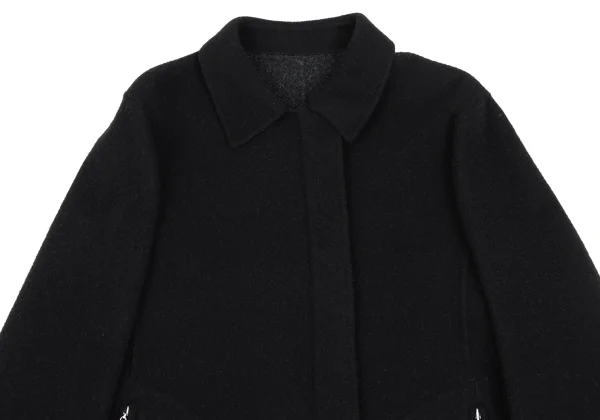 SONIA RYKIEL Angora Blend Wool Double Face Knit Jacket K-168364_003