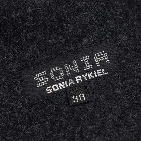 SONIA RYKIEL Angora Blend Wool Double Face Knit Jacket K-168364_017