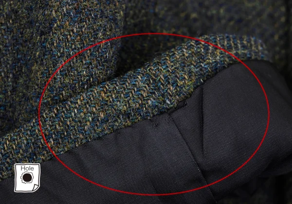 COMME des GARCONS HOMME Wool 2B Tweed Jacket K-168365_010