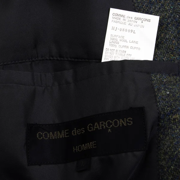 COMME des GARCONS HOMME Wool 2B Tweed Jacket K-168365_017