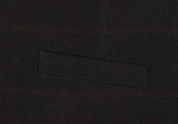 COMME des GARCONS HOMME Wool Old Gabardine Check Vest K-168366_006