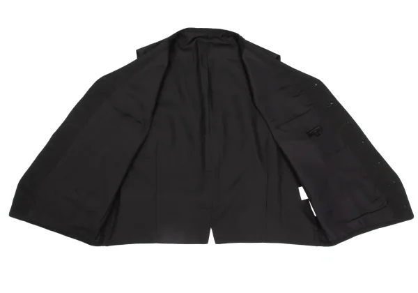 COMME des GARCONS HOMME Wool Old Gabardine Check Vest K-168366_008