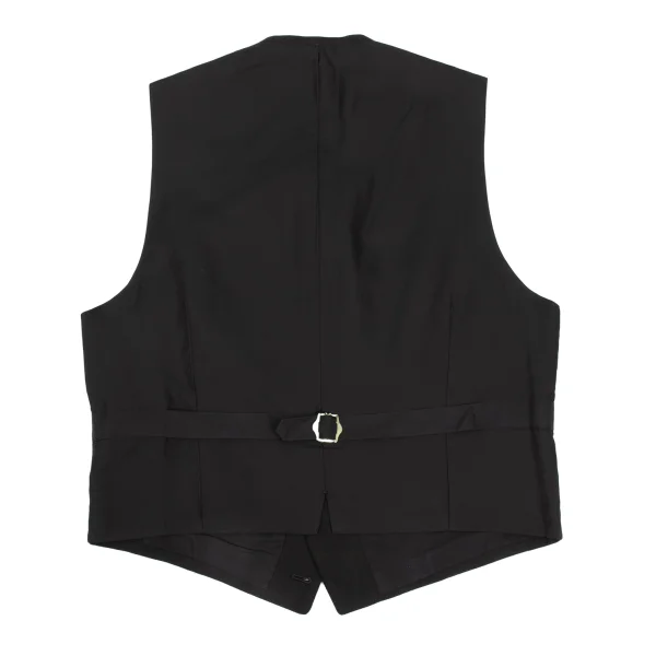 COMME des GARCONS HOMME Wool Old Gabardine Check Vest K-168366_009