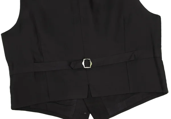 COMME des GARCONS HOMME Wool Old Gabardine Check Vest K-168366_010