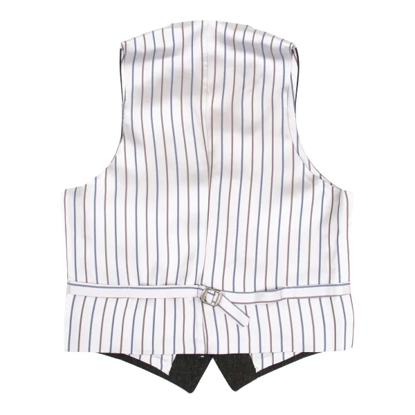 Paul Smith LONDON Cowhide Embroidery Nep Tweed Vest K-168367_010