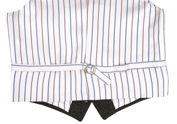 Paul Smith LONDON Cowhide Embroidery Nep Tweed Vest K-168367_011