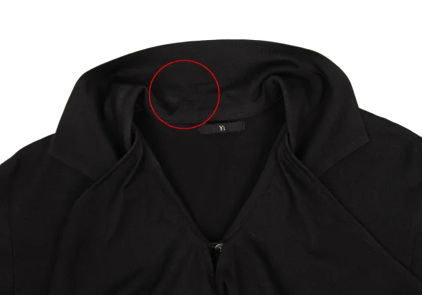 Y's Wool Drape Neck Skipper Top K-168369_005