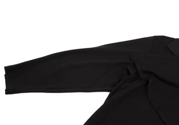 Y's Wool Drape Neck Skipper Top K-168369_010