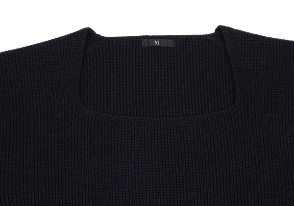 Y's Wool Square Neck Knit K-168370_005