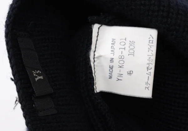 Y's Wool Square Neck Knit K-168370_012