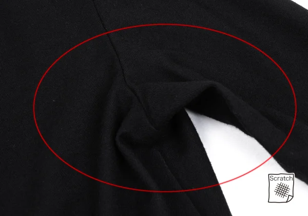 Y's Wool Blend Pleated Fly-front Jacket K-168375_005