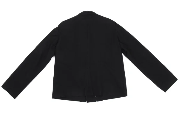 Y's Wool Blend Pleated Fly-front Jacket K-168375_016