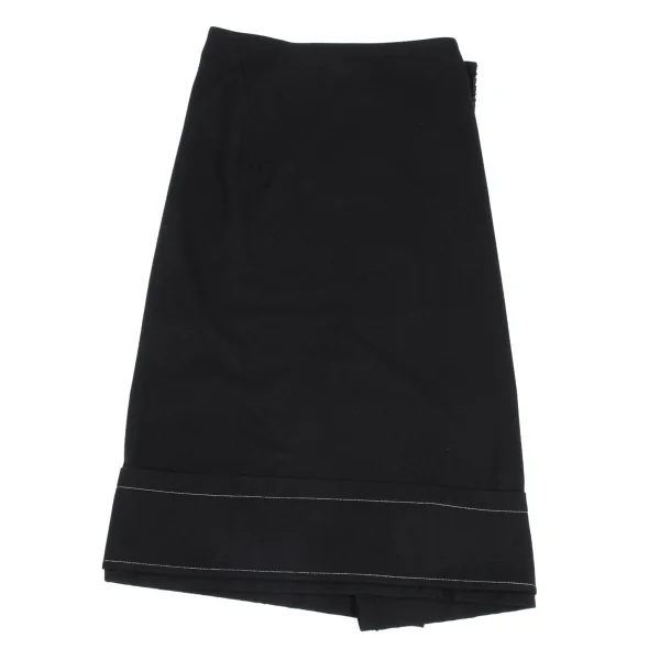 Y's Wool Blend Hem Switching Skirt K-168376_009