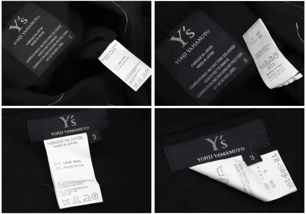 Y's  Wool Blend White Stitch Jacket & Skirt K-168377_020