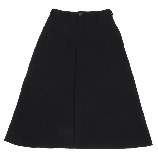 Y's Wool Old Gabardine Front Zip Design Skirt K-168378_002