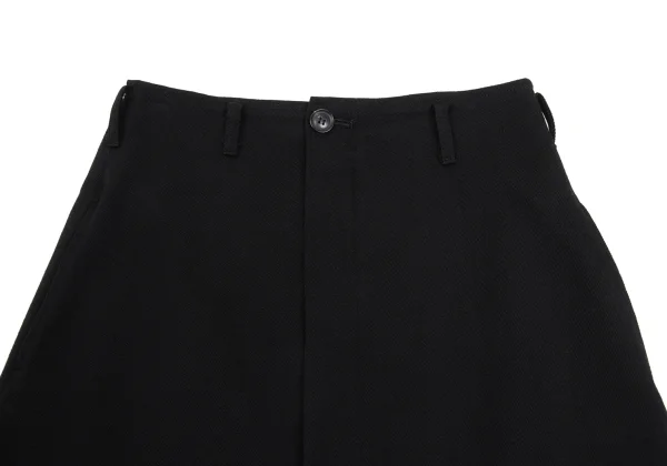 Y's Wool Old Gabardine Front Zip Design Skirt K-168378_006