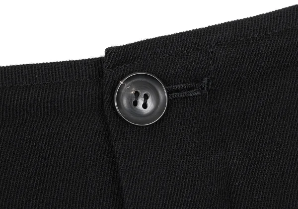 Y's Wool Old Gabardine Front Zip Design Skirt K-168378_007