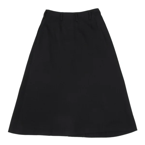 Y's Wool Old Gabardine Front Zip Design Skirt K-168378_014