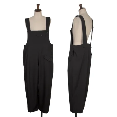 Y's Wool Gabardine Pocket Design Overalls