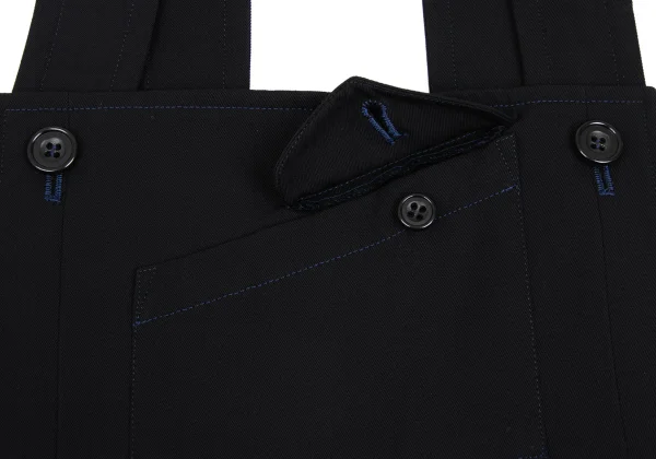 Y's Wool Gabardine Pocket Design Overalls K-168379_006