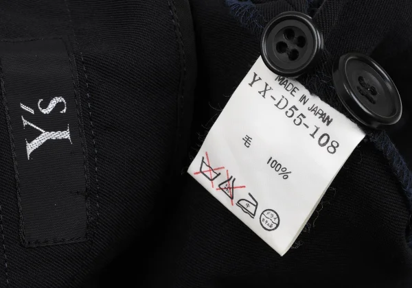 Y's Wool Gabardine Pocket Design Overalls K-168379_016