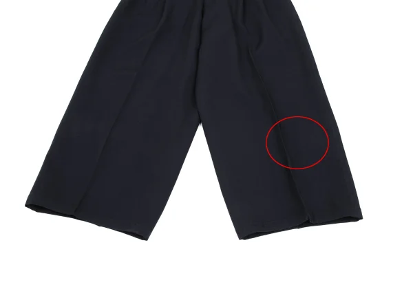 Y's Wool Gabardine Tuck Wide Pants K-168380_006