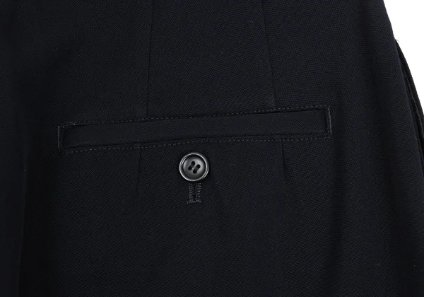 Y's Wool Gabardine Tuck Wide Pants K-168380_011