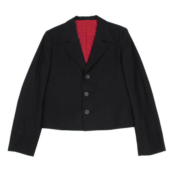 Yohji Yamamoto NOIR Wool Quilting Lining Padded Jacket K-168381_002