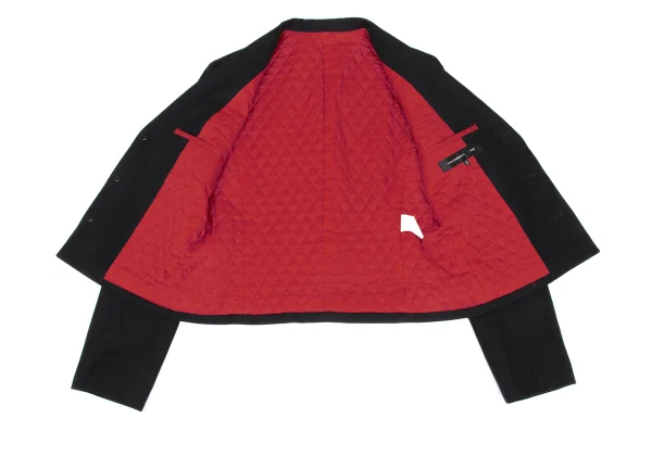 Yohji Yamamoto NOIR Wool Quilting Lining Padded Jacket K-168381_010