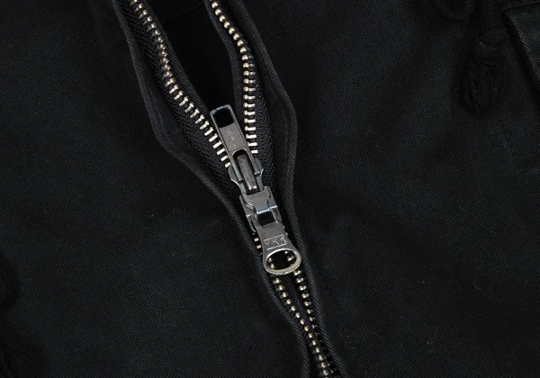 Y's for men Cotton Pocket Design Hooded Double Zip Jacket K-168382_014