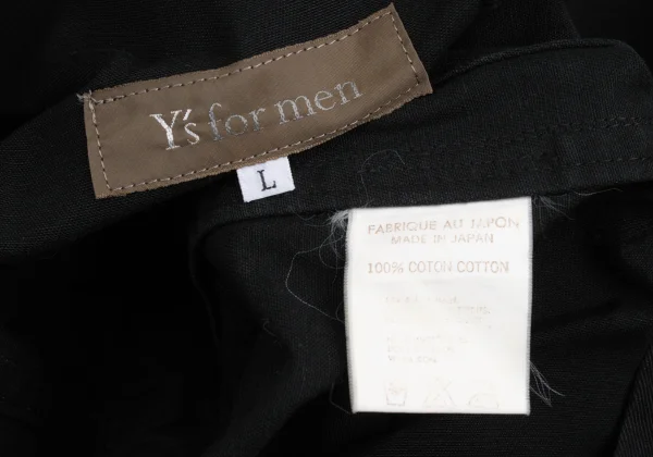 Y's for men Cotton Pocket Design Hooded Double Zip Jacket K-168382_018