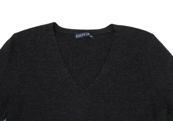 Ralph Lauren Wool V-neck Rib Knit K-168384_003