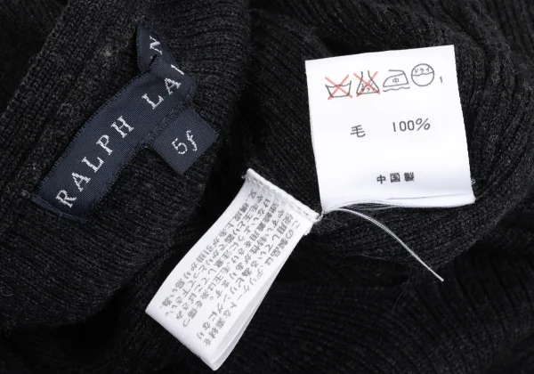 Ralph Lauren Wool V-neck Rib Knit K-168384_011