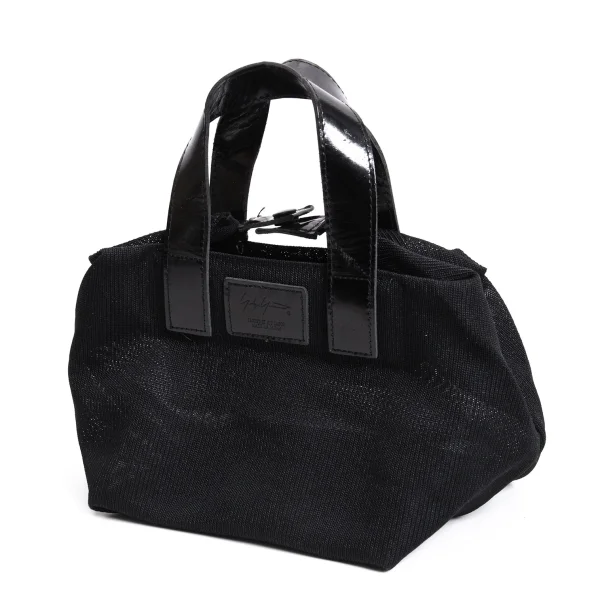 Yohji Yamamoto Mesh Mini Hand Bag Black  K-168385_001