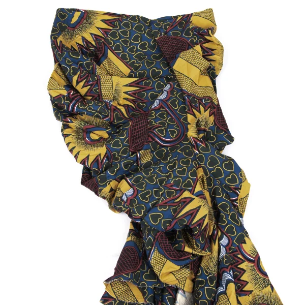 JUNYA WATANABE COMME des GARCONS Heart Print Gather Asymmetry Skirt K-168390_003