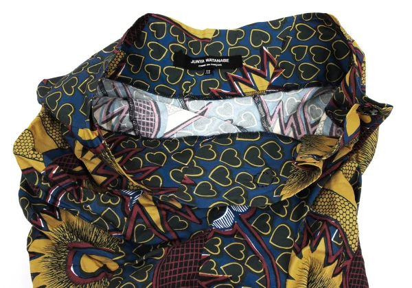 JUNYA WATANABE COMME des GARCONS Heart Print Gather Asymmetry Skirt K-168390_007