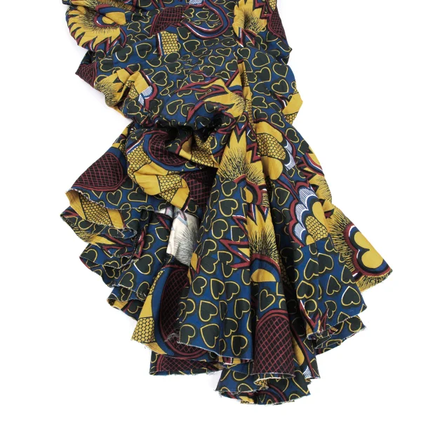 JUNYA WATANABE COMME des GARCONS Heart Print Gather Asymmetry Skirt K-168390_008