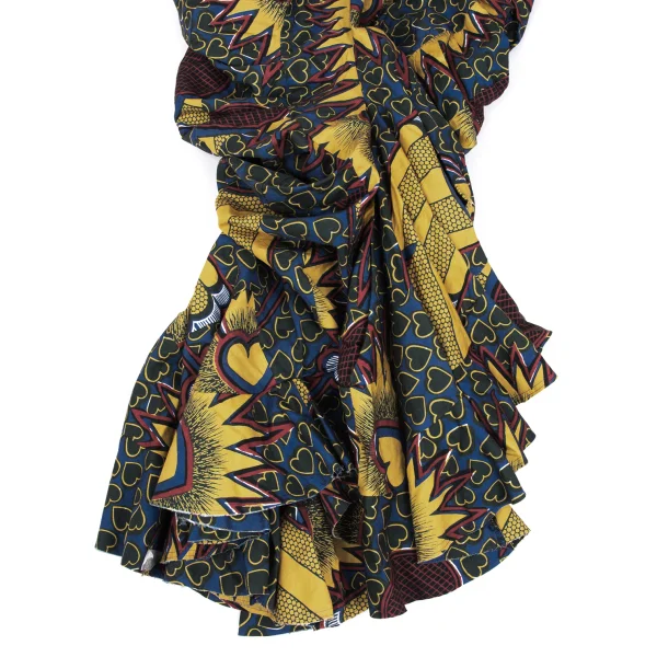 JUNYA WATANABE COMME des GARCONS Heart Print Gather Asymmetry Skirt K-168390_013