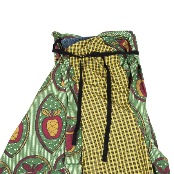 JUNYA WATANABE COMME des GARCONS Apple Leaf Print Switching Wrap Skirt K-168391_003