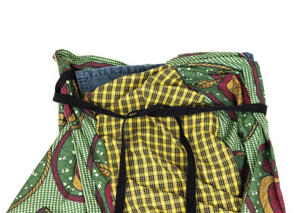 JUNYA WATANABE COMME des GARCONS Apple Leaf Print Switching Wrap Skirt K-168391_004