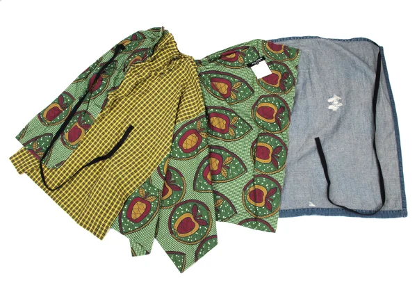 JUNYA WATANABE COMME des GARCONS Apple Leaf Print Switching Wrap Skirt K-168391_009