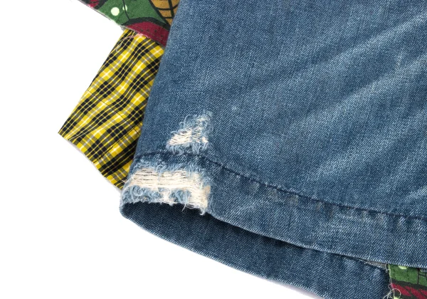 JUNYA WATANABE COMME des GARCONS Apple Leaf Print Switching Wrap Skirt K-168391_012