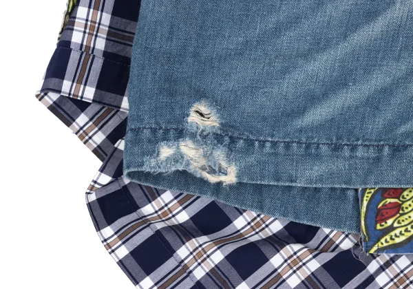 JUNYA WATANABE COMME des GARCONS Animal Print Switching Wrap Skirt K-168392_012