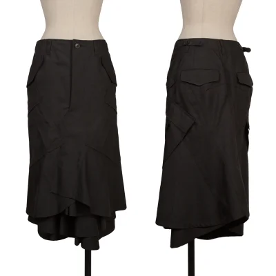 JUNYA WATANABE COMME des GARCONS Wool Poly Military Remake Skirt